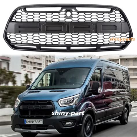 Ford Transit Mk8 2015 2018 Facelift Raptor Style Grill Front Bumper Grille Black Eur 17554