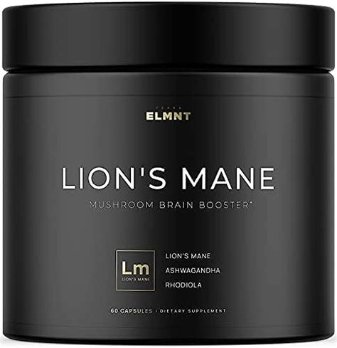 Elmnt Mg X Strength Lions Mane Super Adaptogen Nootropics