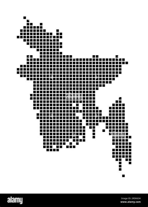 Bangladesh Map Map Of Bangladesh In Dotted Style Borders Of The