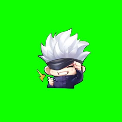 Xavier Gojo Satoru Mlbb Emote Gambar Profil Desain Game Gambar Anime