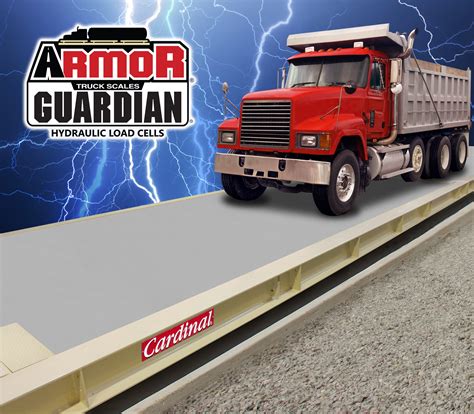 Cardinal ARMOR Concrete Deck Truck Scales With Guardian Hydraulic Load