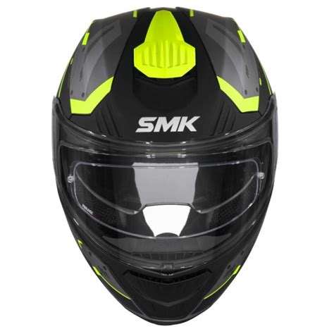 Casco Smk Gullwing Tkr Negro Gris Amarillo Mate M