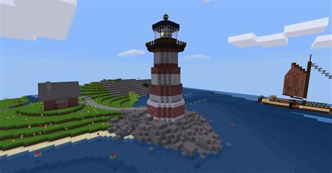 Minecraft Lighthouse Schematic