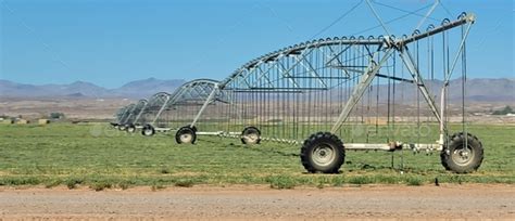 agriculture large scale irrigation system farming stock photo  az blt