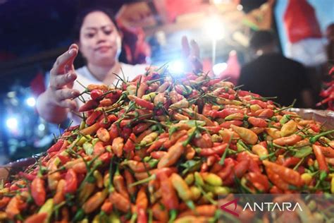 Harga Pangan Cabai Rawit Merah Naik Rp Menjadi Rp Per Kg