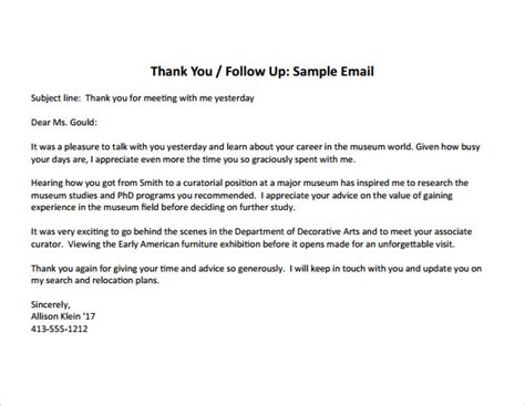 FREE 7+ Sample Thank You Note After Interview in PDF | MS Word