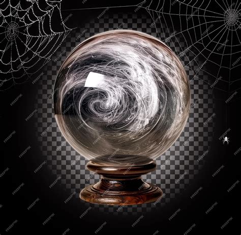 Crystal ball for halloween png transparent | Premium AI-generated PSD