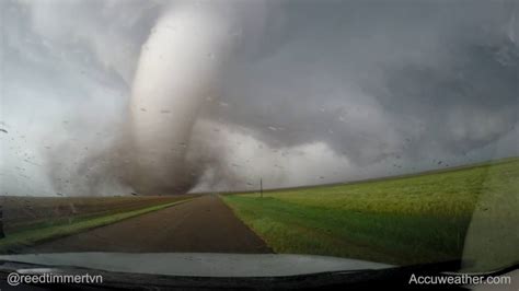 Extreme Up Close Gopro Time Lapse Of Violent Tornado May 24 2016