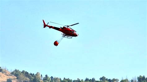 Incendio Su Monte Pellegrino In Azione I Canadair