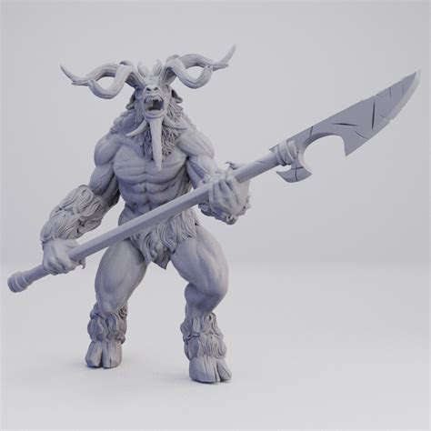 Hot Goblin バフォメットスピア ミニチュア ホットゴブリン 悪魔 フィギュア