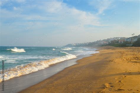 Pictureque Salt Rock Main Beach And A River Mouth Lagoon In Dolphin