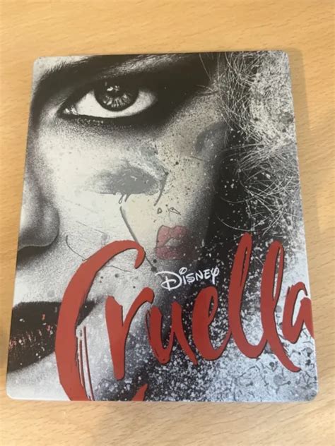 CRUELLA 4K ULTRA HD Blu Ray Steelbook Disney UK Release 34 99