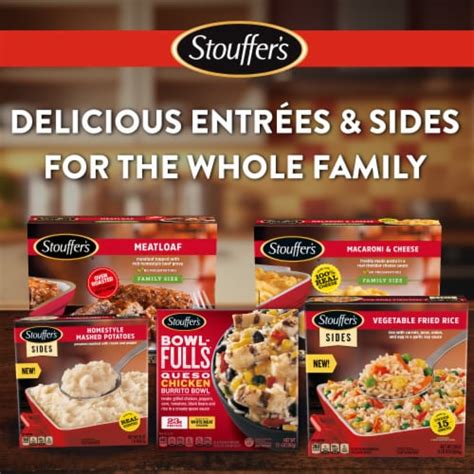 Stouffer s Bowl Fulls Queso Chicken Burrito Bowl Frozen Entrée NET WT