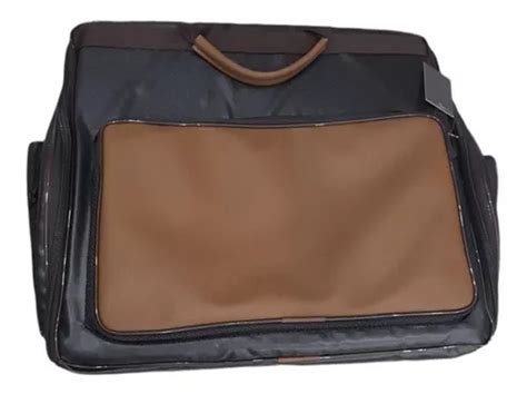 Case Bag Acordeon Gaita Sanfona Baixos Capota Pel Cia