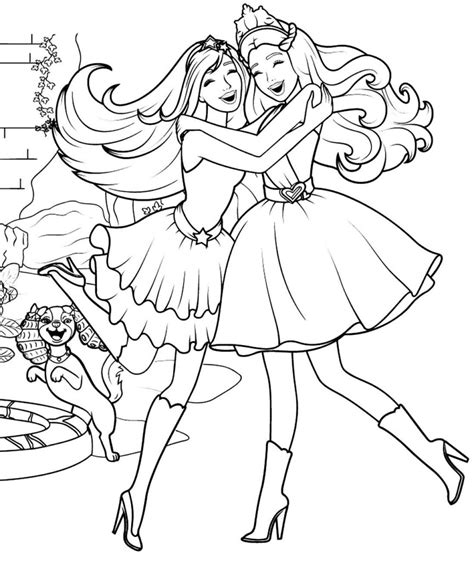 Desenhos Para Colorir Barbie Portal Escola Ensina Princess Coloring