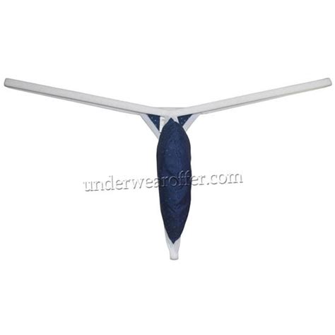 Men Breathable Mini Bikini Tear Drop Micro G String Underwear T Back Pouch Tanga Mu