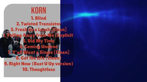 Korn Essential Tracks Roundup For 2024 Greatest Hits Collection Influential Youtube