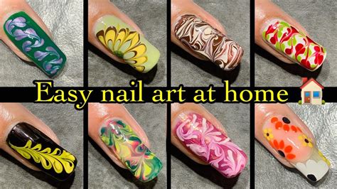 🥰🥰easy Nail Art At Home Safety Pin Nail Art Nail Art Without Tools