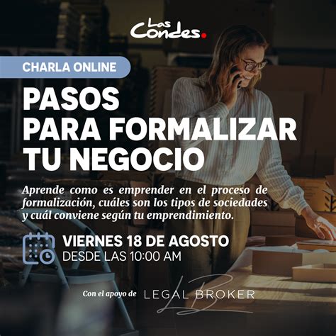 Charla Online Pasos Para Formalizar Tu Negocio Welcu