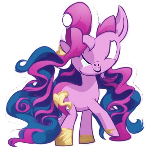 Pinkie Pie Big Tail Big Mane Pink Pink Original Pinkie Pie Colors Ai