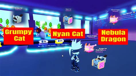 Exclusive Pets Release 6 Grumpy Cat Nyan Cat Nebula Dragon Pet