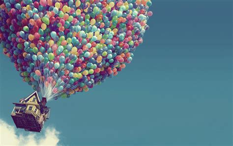 pixar, disney, movies, up movie, colorful, balloons - Coolwallpapers.me!