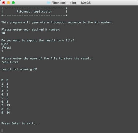 Fibonacci Sequence Generator Source Code For Sell