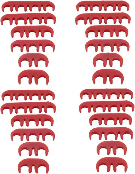 Amazon 24 PCS SET SHLPDFM Red Spark Plug Wire Separators 7mm 8mm 8