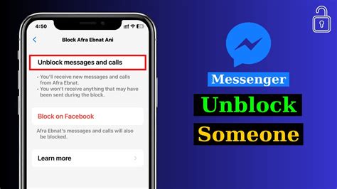 How To Unblock Someone On Messenger 2024 Unblock People On Messenger