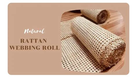 High Quality Organic Material Rattan Cane Webbing Roll Cm Made In