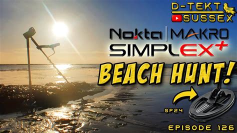 Beach Hunt Metal Detecting Nokta Makro Simplex Sp Coil All