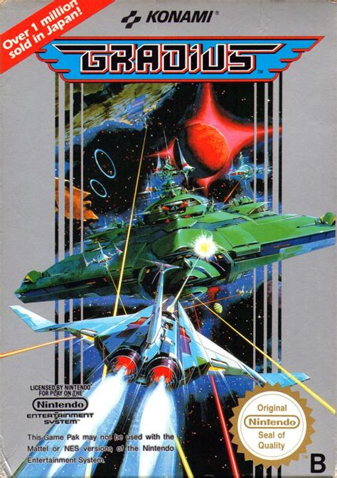 Gradius 1985 Box Cover Art Mobygames