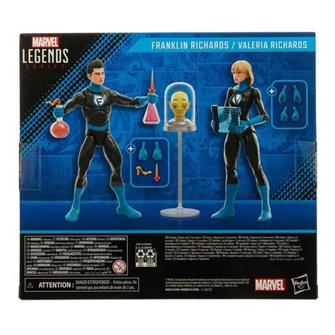 全新現貨 Marvel Legends 漫威 6吋 漫畫版 驚奇先生 隱形女 富蘭克林 理查茲 驚奇4超人 雙人包 蝦皮購物