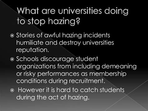 Hazing