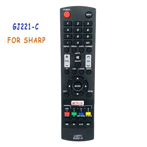 New Replacement Remote Control GJ221 C GJ221C For SHARP LCD TV AUDIO LC