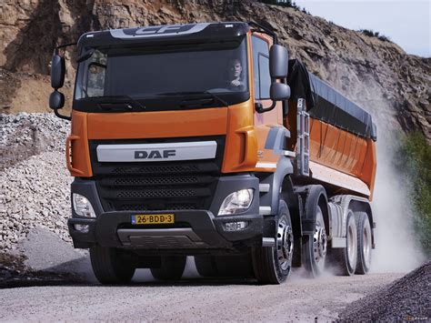 Daf Cf 460 8x4 Fad Day Cab Tipper 2013 Wallpapers 2048x1536