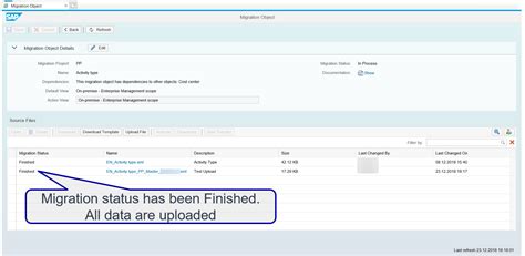 SAP S 4 HANA Migration Cockpit LTMC Activity Type Master Data