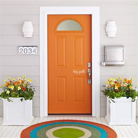 Hey Y All Front Door Decal Hey Y All Decal Vinyl Etsy