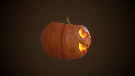 Pumpkin Halloween 3d Model By Zelad