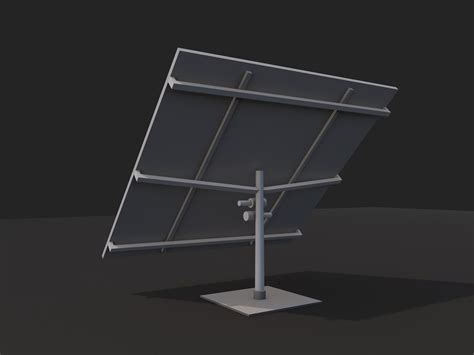 Cartoon Low Poly Solar Panel Free Vr Ar Low Poly D Model Cgtrader