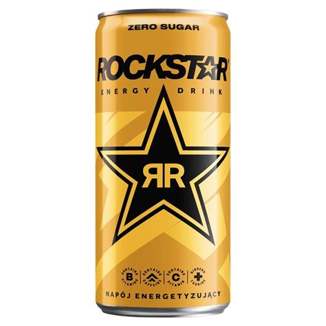 Rockstar Gazowany Nap J Energetyzuj Cy Bez Cukru Ml Zakupy Online