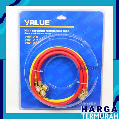 Jual SELANG MANIFOLD VALUE R410 R32 SLANG MANIPOLD PENGISIAN FREON AC