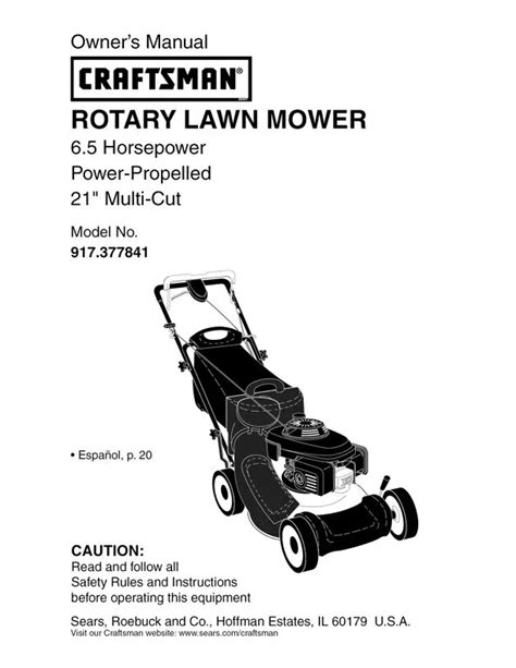 Craftsman Self Propelled Lawn Mower Model 917 Best Sale