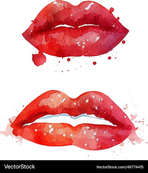 Sexy Lips Print Graphic Lips Colorful Royalty Free Vector