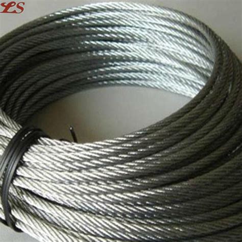 Ungalvanzied And Galvanized No Rotating Steel Wire Rope With Many Layers Steel Wire Rope And