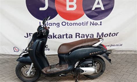 Lelang Motor HONDA SCOOPY FI 109 51 2024 HITAM JAKARTA RAYA MOTOR