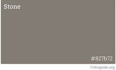 types  stone color colorguideorg