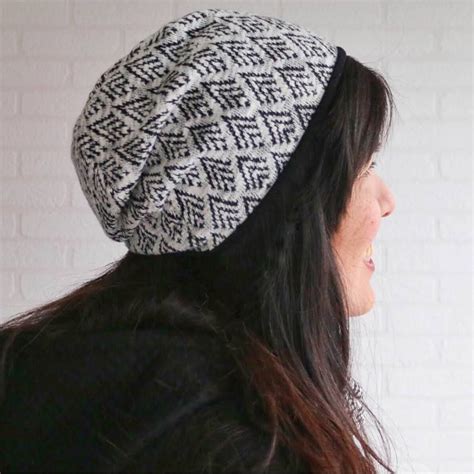 Slouchy Beanie Hat Sewing Pattern Hat Patterns To Sew Sewing Patterns Beanie Hats