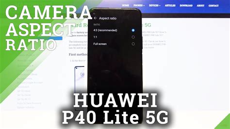 How To Change Aspect Ratio In Huawei P Lite Configure Aspect Ratio