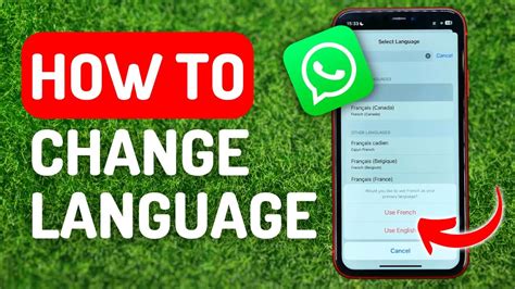 How To Change Language In Whatsapp On Iphone Full Guide Youtube